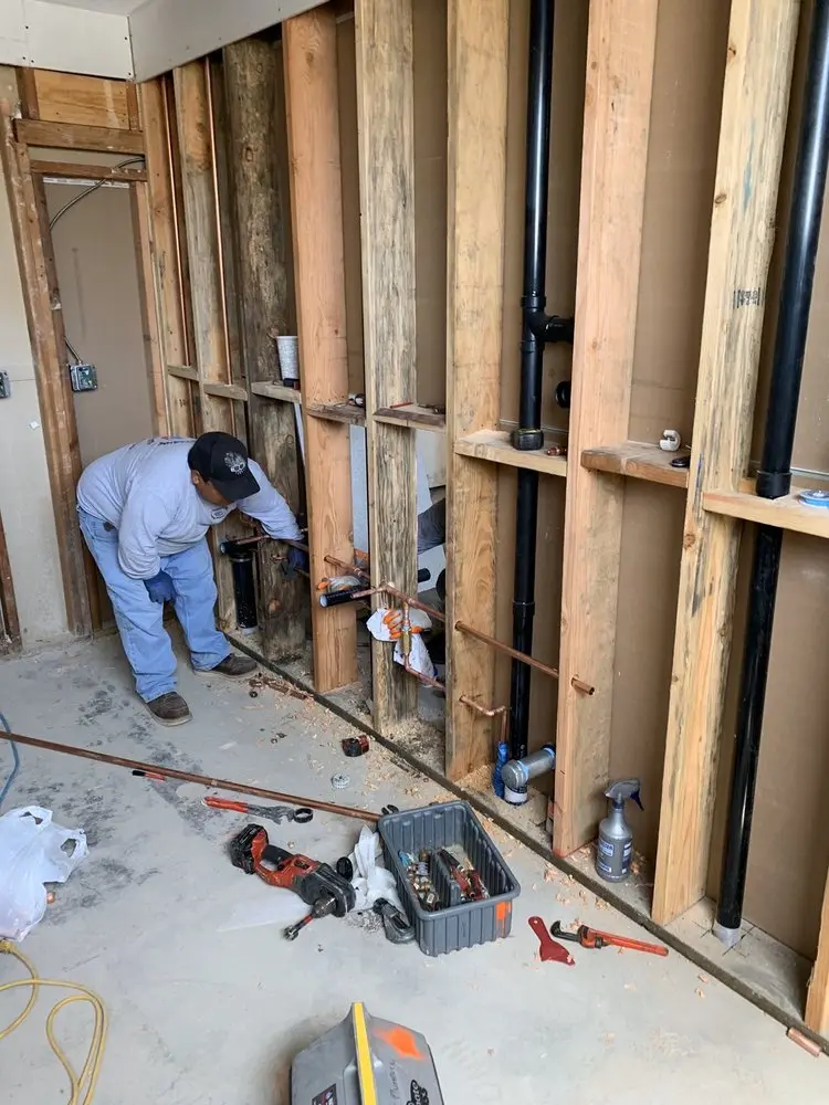Commercial rough-in plumbing for Trenchless Sewer Repair in Lynn